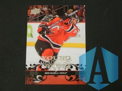 2008-09 Upper Deck Young Guns #228 Anssi Salmela New Jersey Devils RC